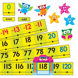 [TX8299] Owl-Stars! Number Line -20 to 120 BB SET (49pcs)