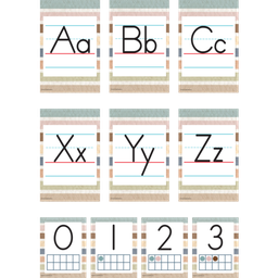 [TCR7120] Everyone Is Welcome Alphabet Bulletin Board Set includes 26 Alphabet Cards 5.5&quot;x8.5&quot;(13.9cmx 21.5cm) 11Nos.(0-10)4.25&quot;x5.5&quot;(10.7cmx13.9cm)w/ten frame counting (37pcs)