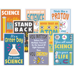 [MCP175] SCIENCE FUN CHARTS Bulletin Board  (8 posters)(43cmx28cm)