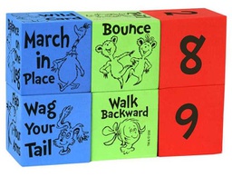 [EU867568] DR SEUSS FOAM ACTIVITY BLOCKS ROLL &amp; MOVE MANIPULATIVES(6 foam blocks)