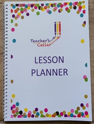 [TCCLP5] TEACHER'S CELLAR LESSON PLANNER V5 (47pgs with calendar)