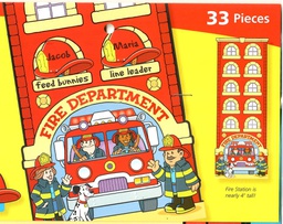 [T8098] Fire Station Job Chart BB Set   (33pcs) (4ft=122cm)