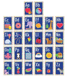 [CD106059] ALPHABET MINI POSTERS SET (26pcs)