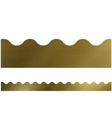 [CD108397] GOLD FOIL SPARKLE + SHINE SCALLOPED BORDER, 12pcs (2.25''x35'')(5.7cmx88.9cm), total (35'=10.6m)(