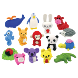 [TCR20000] Desk Pets - Animal Friends (40 Pack)(asst sizes)