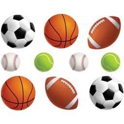 [TCR4086] Sports Balls Accents 6''(15.2cm) (30pcs)