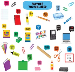 [TCR5721] Supplies You Will Need Mini BB Set (45pcs)(18.6''x4.3'')(47.2cmx11cm)