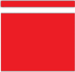 [TCR5792] Red Straight Border Trim, 3''x35'(7.6cmx10.6m)