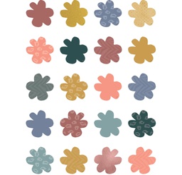 [TCR6682] Wonderfully Wild Flowers Mini Accents (20/ designs (2.6'' (6.6cm) (36pcs)
