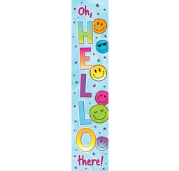 [TCR6930] Brights 4Ever Oh, Hello There! Banner (8''x39'')(20.3cmx99.06cm) (1pc)