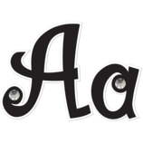 [TCR75174] Bling Letters with Jewels (7''-17.7cm)(202pcs)