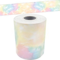 [TCR9155] Pastel Pop Tie-Dye Straight Rolled Border Trim (3''x50')(7.6cmx15.2m)