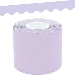 [TCR9158] Lavender Scalloped Rolled Border Trim, (3''x50')(7.6cmx15.2m)