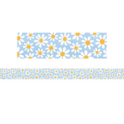 [TCR6776] Daisies Straight Border Trim (12pcs)(3''x35'')(7.6cmx89cm)