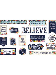 [TCR6703] Wildflowers Mini Bulletin Board (16pcs)